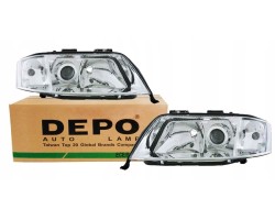 DEPO HEADLIGHTS LAMP FRONT AUDI A6 C5 97 99 P L