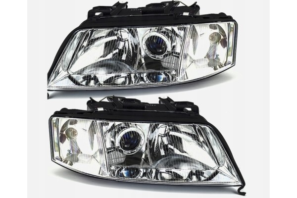 Faro Depo Audi A6 C5 97-99 izquierdo y derecho halógeno usado 3