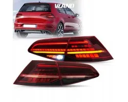 Luces traseras LED dedicadas Net-Cars para VW Golf 7 2012-2019 con bombillas