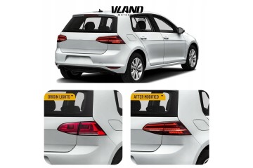 Luces traseras LED dedicadas Net-Cars para VW Golf 7 2012-2019 con bom