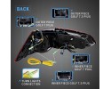 Luces traseras LED dedicadas Net-Cars para VW Golf 7 2012-2019 con bom
