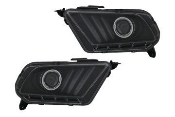 Headlight Lamp Black Tuning FORD MUSTANG 2010 13