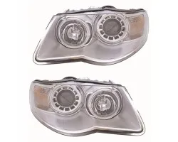 Juego de Faros Delanteros VW Touareg 02- Lado Izquierdo y Derecho