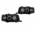 Headlights Lamps set Rings Angel Eyes Led Diodes Black Audi 80 B4 1991 1996 Packaging status original