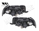 Headlights Lamps set Rings Angel Eyes Led Diodes Black Audi 80 B4 1991 1996 Part manufacturer Junyan