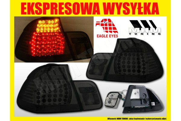 Lámparas LED traseras Eagle Eyes LDBM80 ahumadas usado 2