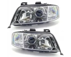 Reflector de Faro DEPO Xenón Izquierdo y Derecho Audi A6 C5 1997-2005