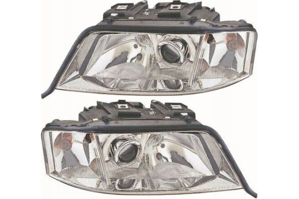 Reflector de Faro Depo Xenón Izquierdo y Derecho Audi A6 C5 1997-2005 usado 9