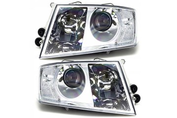 HEADLIGHTS LAMPS SKODA OCTAVIA II 2 04 13 SET