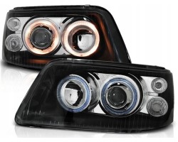 LAMPS VW T5 BUS TRANSPORTER 03 09R RINGS DEPO BLACK MOTORS REG FREEBIE