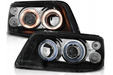 LAMPS VW T5 BUS TRANSPORTER 03 09R RINGS DEPO BLACK MOTORS REG FREEBIE
