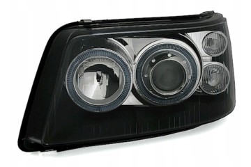LAMPS VW T5 BUS TRANSPORTER 03 09R RINGS DEPO BLACK MOTORS REG FREEBIE Part manufacturer Depo