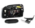LAMPS VW T5 BUS TRANSPORTER 03 09R RINGS DEPO BLACK MOTORS REG FREEBIE Installation side left right