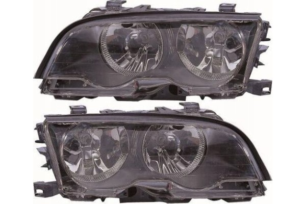 Juego de faros delanteros Depo 6904275 200013012 6904276 para BMW Serie 3 E46 usado 7