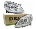 Headlights Lamps front set L R Depo lens Mercedes B class w245 2005 2011 Packaging status original