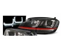 Front lamp vw golf vii 7 12 black led drl gti Additional information adjustment motors included bulbs included
