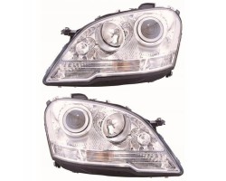 HEADLIGHTS MERCEDES CLASS M W164 05 11 SET
