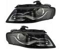 LAMP HEADLIGHTS AUDI A4 B8 07 10 DEPO SET BI XENON LED MOTORS