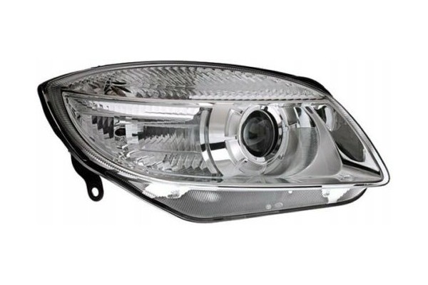 SKODA FABIA ROOMSTER 2007 10 HEADLIGHT RIGHT DEPO Height adjustment electric