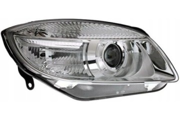 SKODA FABIA ROOMSTER 2007 10 HEADLIGHT RIGHT DEPO Height adjustment electric