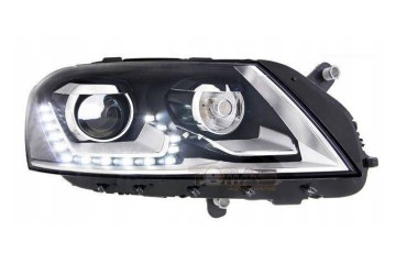 Headlights VW Passat B7 BLACK DAYLIGHT