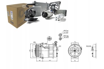 NISSENS AIR CONDITIONING COMPRESSOR C 02 Car type passenger cars
