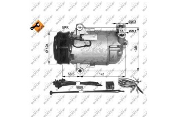Compresor de Aire Acondicionado NRF OEM 32426