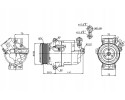 Nissens 89041 Compressor air conditioning Compressor ID CVC