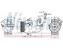COMPRESSOR AIR CONDITIONING COMPRESSOR 89041 NISSENS Quality of parts according to GVO Q original with factory logo OEM OES