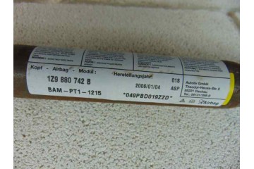 1Z9880742B AIRBAG CORTINA DELANTERO DERECHO SKODA OCTAVIA COMBI (1Z5) Elegance 2006 1Z9880742B 177549 SKODA - 3