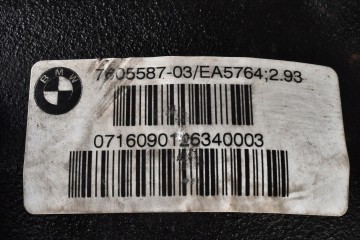 Diferencial trasero BMW 1 F20 F21 3 F34 2.93 7605587 con 10 km