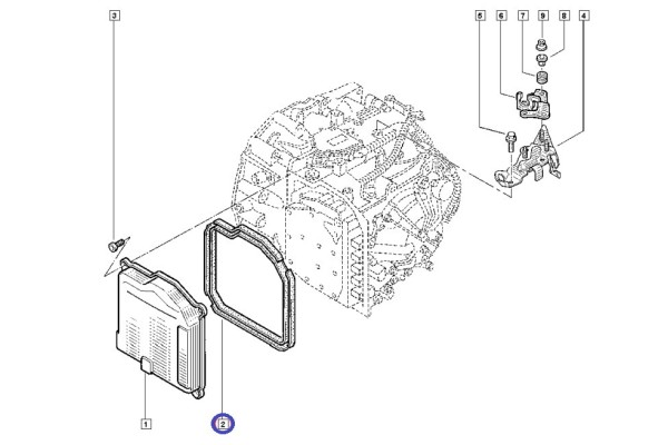 Válvula de Transmisión Automática 2 Piezas con Junta y Anillos en O usado 3