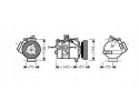 Compressor air conditioning AVA QUALITY COOLING VOAK142 Part manufacturer AVA Quality cooling