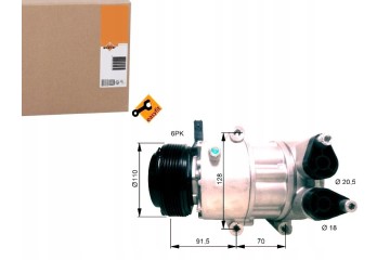 NRF AIR CONDITIONING COMPRESSOR FORD 2 0I 07 Catalog number of the original FORD 1435790 FORD 1543948 FORD 1566158 FORD 1674615 