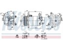 COMPRESSOR AIR CONDITIONING COMPRESSOR 890913 NISSENS Catalog number of substitutes Airstal 10 0996 Airstal 102 0318 Airstal 105