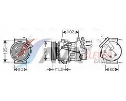 AVA RTAK393 Compressor Air Conditioning