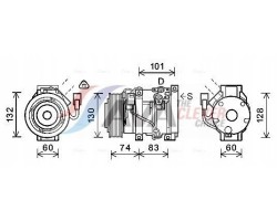 AVA TOAK611 Compressor Air Conditioning