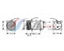 AVA UVAK058 Compressor air conditioning