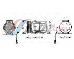 AVA FDAK289 Compressor Air Conditioning