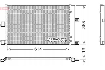 CONDENSER AIR CONDITIONING COOLER DCN99080 DENSO Packaging status original