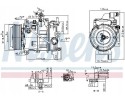 COMPRESSOR AIR CONDITIONING COMPRESSOR 890880 NISSENS Car type passenger cars