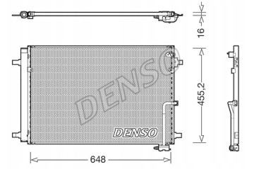 AUDI AIR CONDITIONING COOLER Catalog number of the part DCN02042