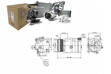 Compresor de Aire Acondicionado NISSENS 89062