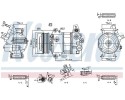 COMPRESSOR AIR CONDITIONING COMPRESSOR 890786 NISSENS Packaging status original
