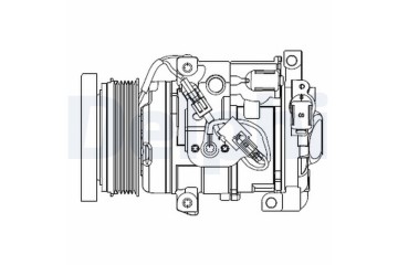 DELPHI COMPRESSOR KLIM TOYOTA LANDCRUISER 07