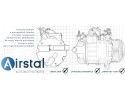Air conditioning compressor AIRSTAL 10 0543 Catalog number of the part 10 0543