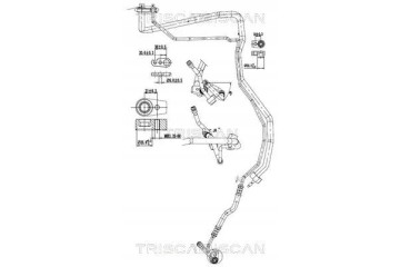 AIR CONDITIONING CABLE 9010 16046 TRISCAN FORD Packaging status original