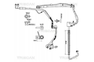 AIR CONDITIONING CABLE 9010 28098 TRISCAN CITROEN Packaging status original