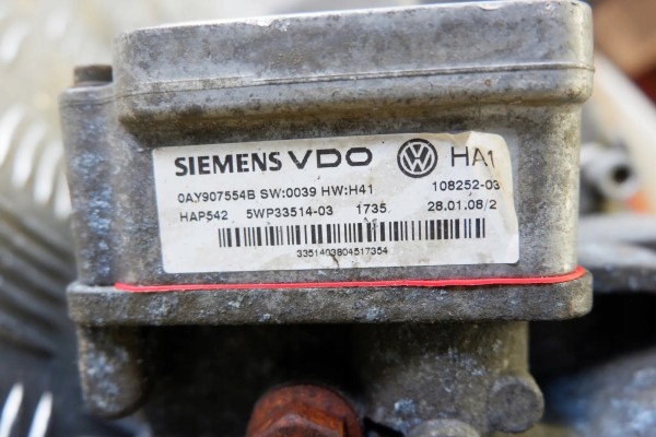 Reductor trasero VW TIGUAN (5N) 0AY907554B 2.0L diésel 103kW 2008