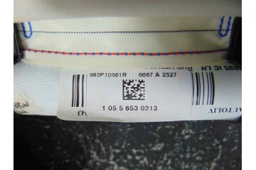 985P10681R AIRBAG CORTINA DELANTERO IZQUIERDO RENAULT SCENIC III (JZ) Dynamique 2011 985P10681R 180268 RENAULT - 4